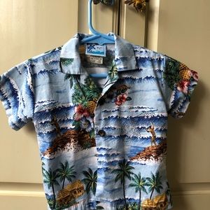 Boys Hawaiian shirt & matching shorts set